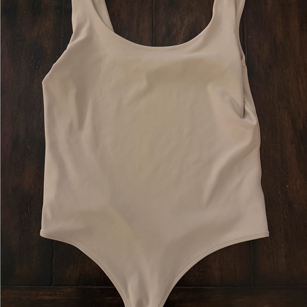 Express Kids One-Piece Bodysuit in Light Beige